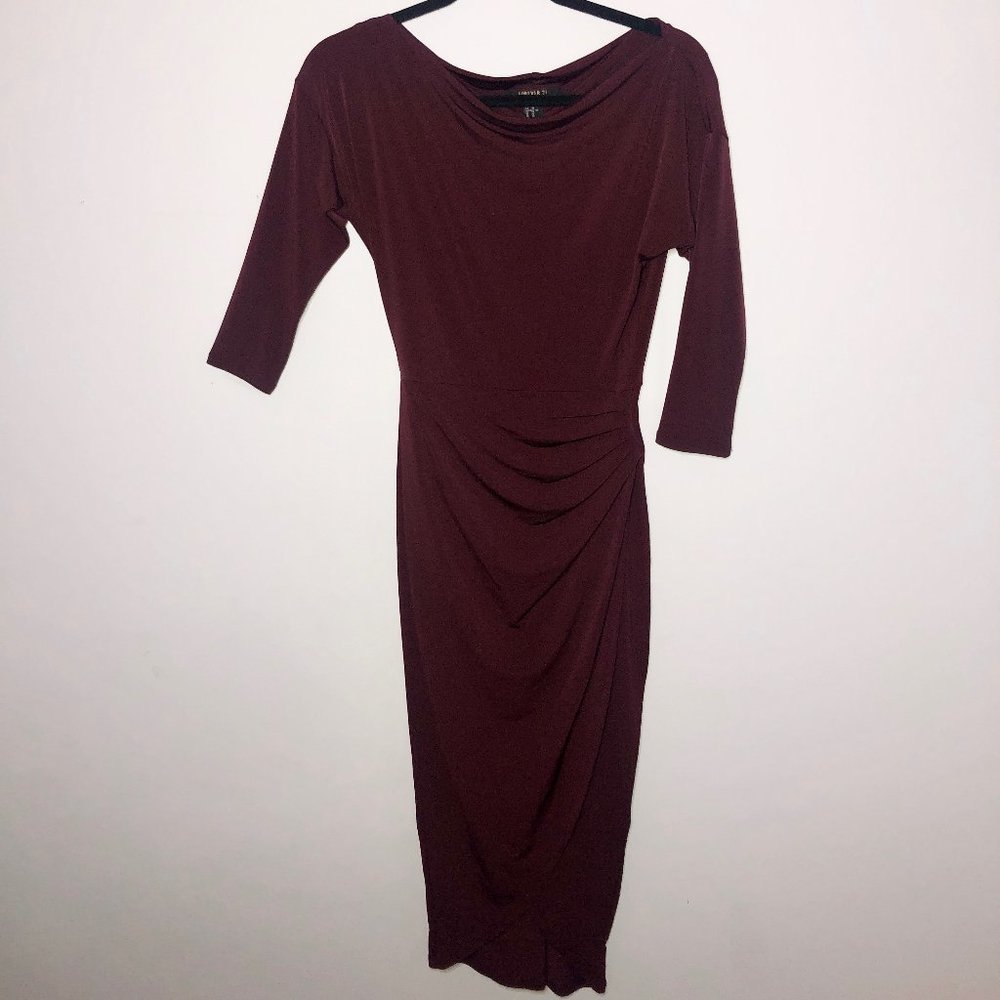 Burgundy Dress
